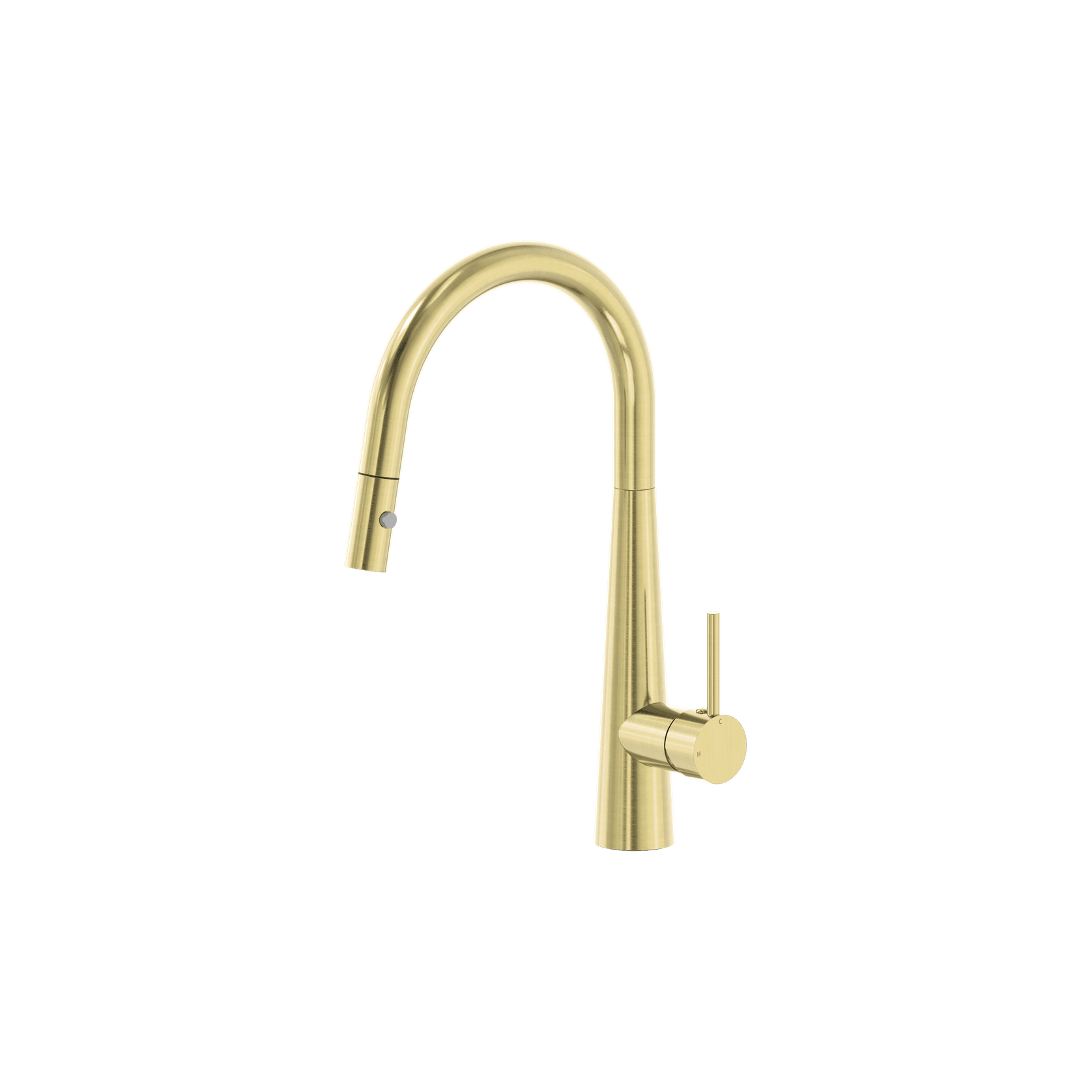 Dolce Pull Out Sink Mixer With Vegie Spray Function Brushed Gold gallery detail image