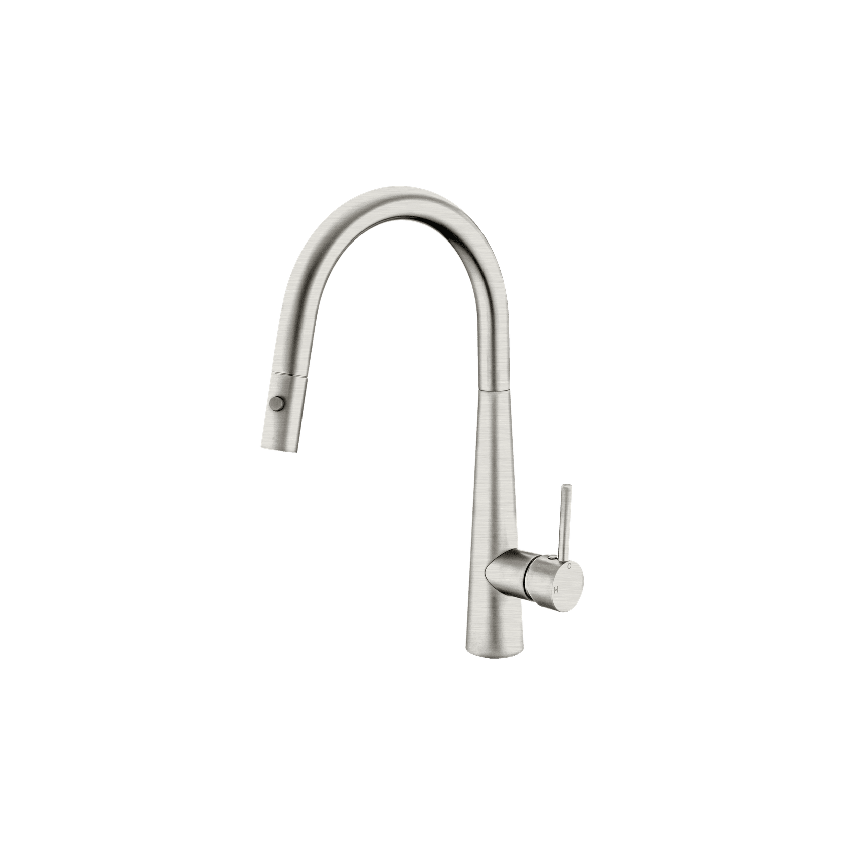 Dolce Pull Out Sink Mixer With Vegie Spray Function Brushed Nickel gallery detail image