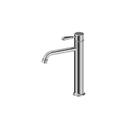 York Straight Tall Basin Mixer With Metal Lever Chrome gallery detail image