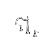 York Basin Set With White Porcelain Lever Chrome gallery detail image