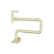 York Wall Mounted Pot Filler Aged Brass gallery detail image