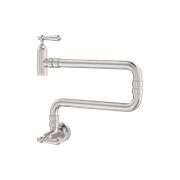 York Wall Mounted Pot Filler Brushed Nickel gallery detail image