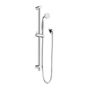 York Shower Rail With Metal Hand Shower Chrome gallery detail image