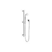 York Shower Rail With Metal Hand Shower Chrome gallery detail image