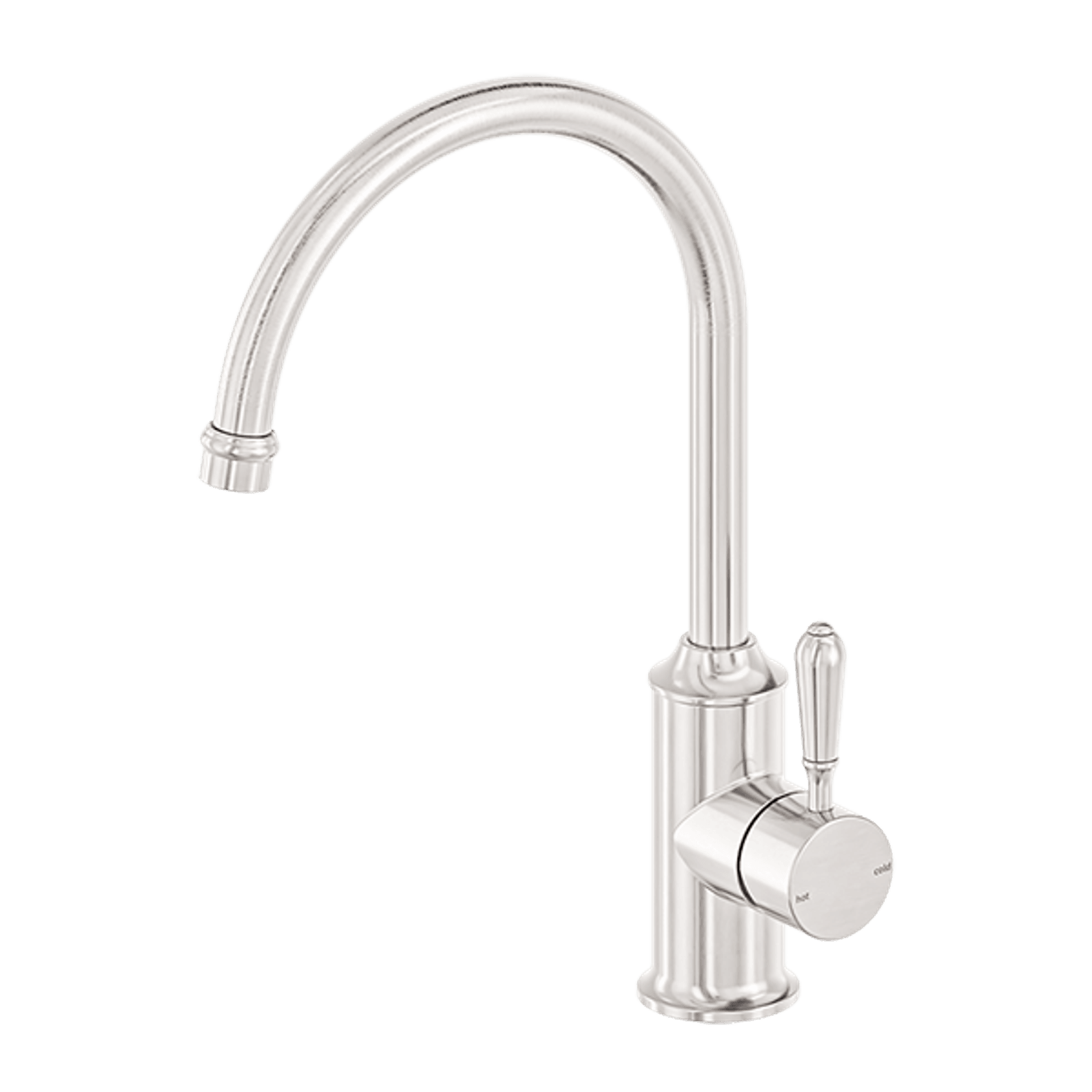 York Kitchen Mixer Gooseneck Spout With Metal Lever Brushed Nickel gallery detail image