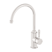 York Kitchen Mixer Gooseneck Spout With Metal Lever Brushed Nickel gallery detail image