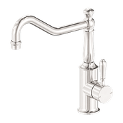 York Kitchen Mixer Hook Spout With Metal Lever Brushed Nickel gallery detail image
