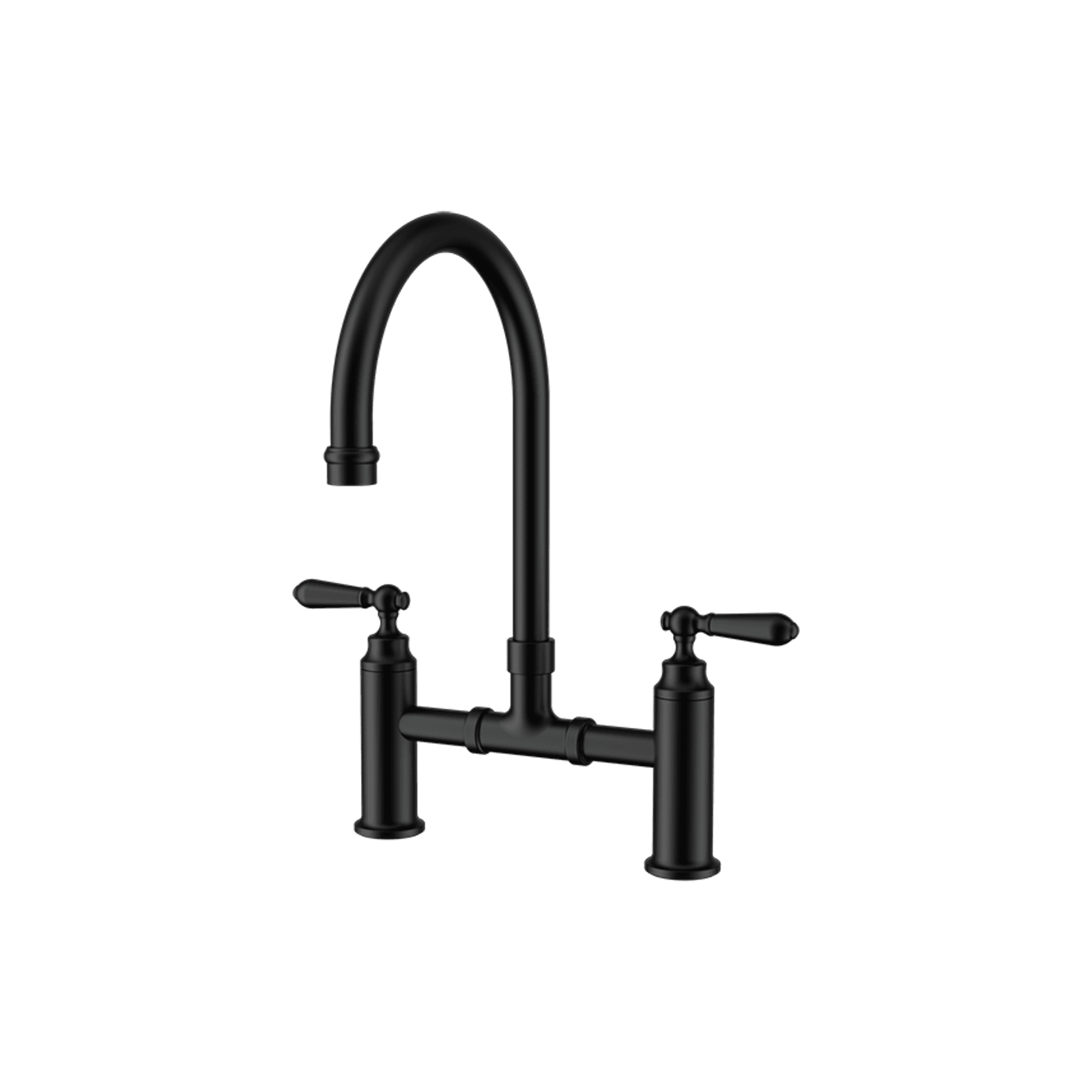 York Bridge Kitchen Set Matte Black gallery detail image