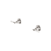 York Wall Top Assemblies With White Porcelain Lever Brushed Nickel gallery detail image