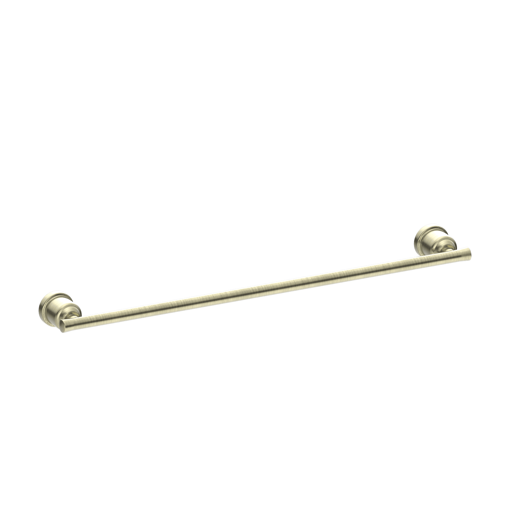 York Single Towel Rail 600mm Aged Brass gallery detail image
