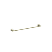 York Single Towel Rail 600mm Aged Brass gallery detail image