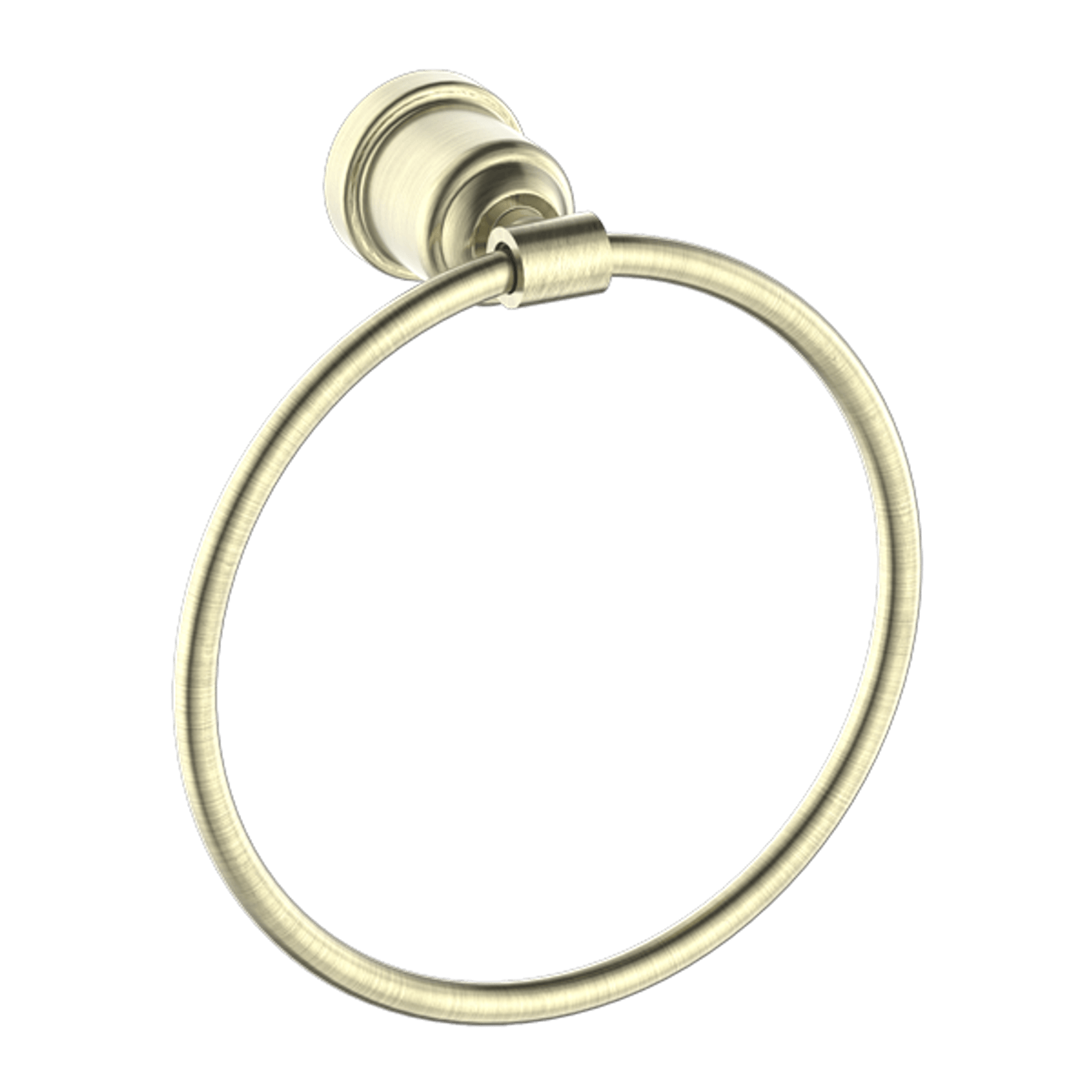 York Towel Ring Aged Brass gallery detail image