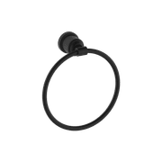 York Towel Ring Matte Black gallery detail image