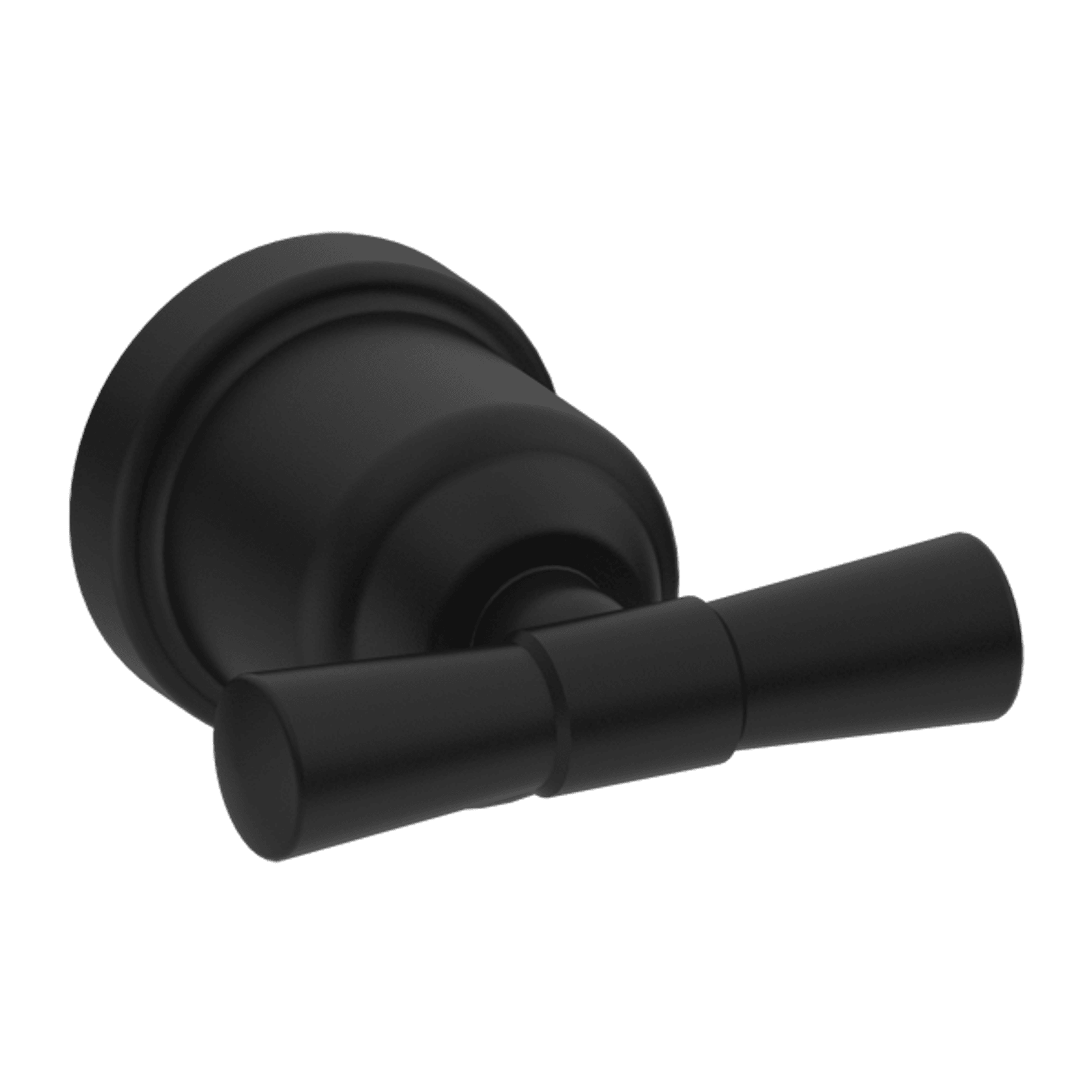 York Robe Hook Matte Black gallery detail image