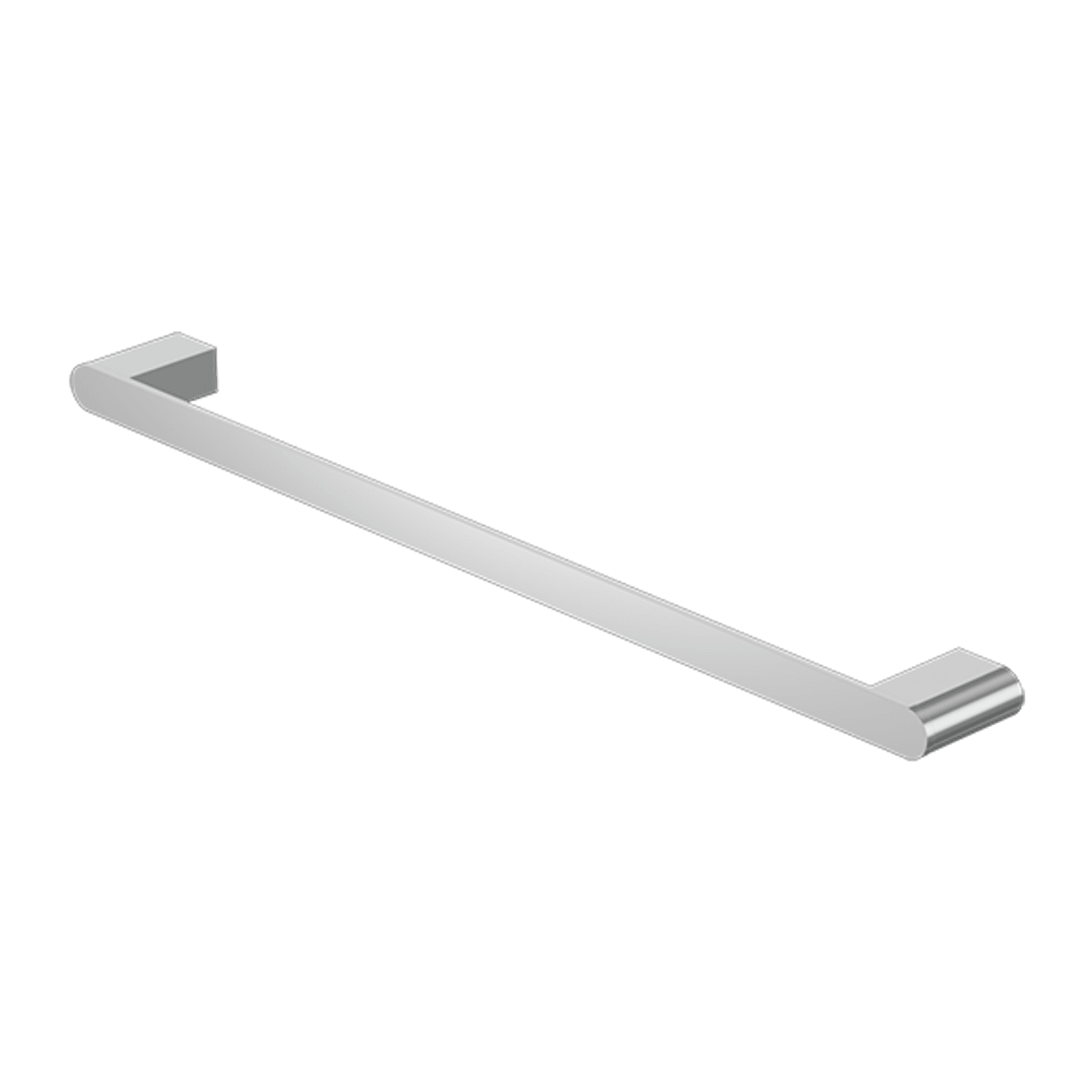 Bianca Single Towel Rail 600mm | Chrome gallery detail image