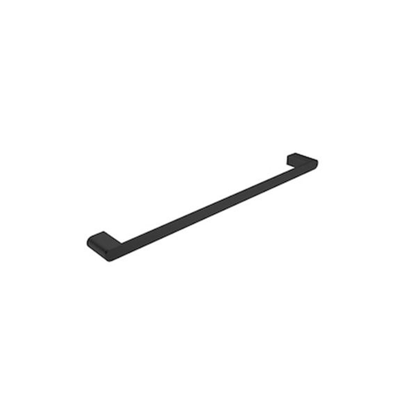 Bianca Single Towel Rail 800mm | Matte Black gallery detail image
