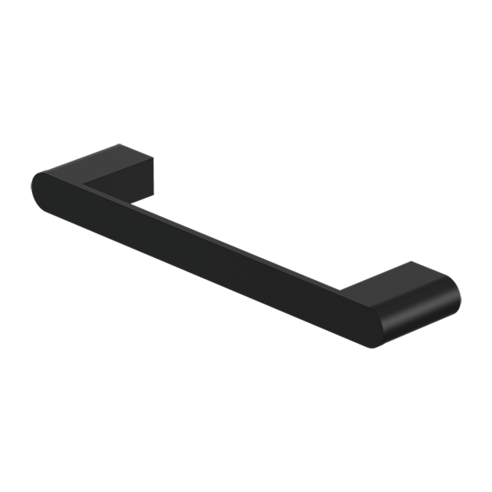 Bianca Hand Towel Rail | Matte Black gallery detail image