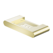 Bianca Soap Dish Holder | Brushed Gold gallery detail image
