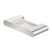 Bianca Soap Dish Holder | Brushed Nickel gallery detail image