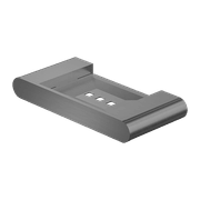 Bianca Soap Dish Holder | Gun Metal gallery detail image