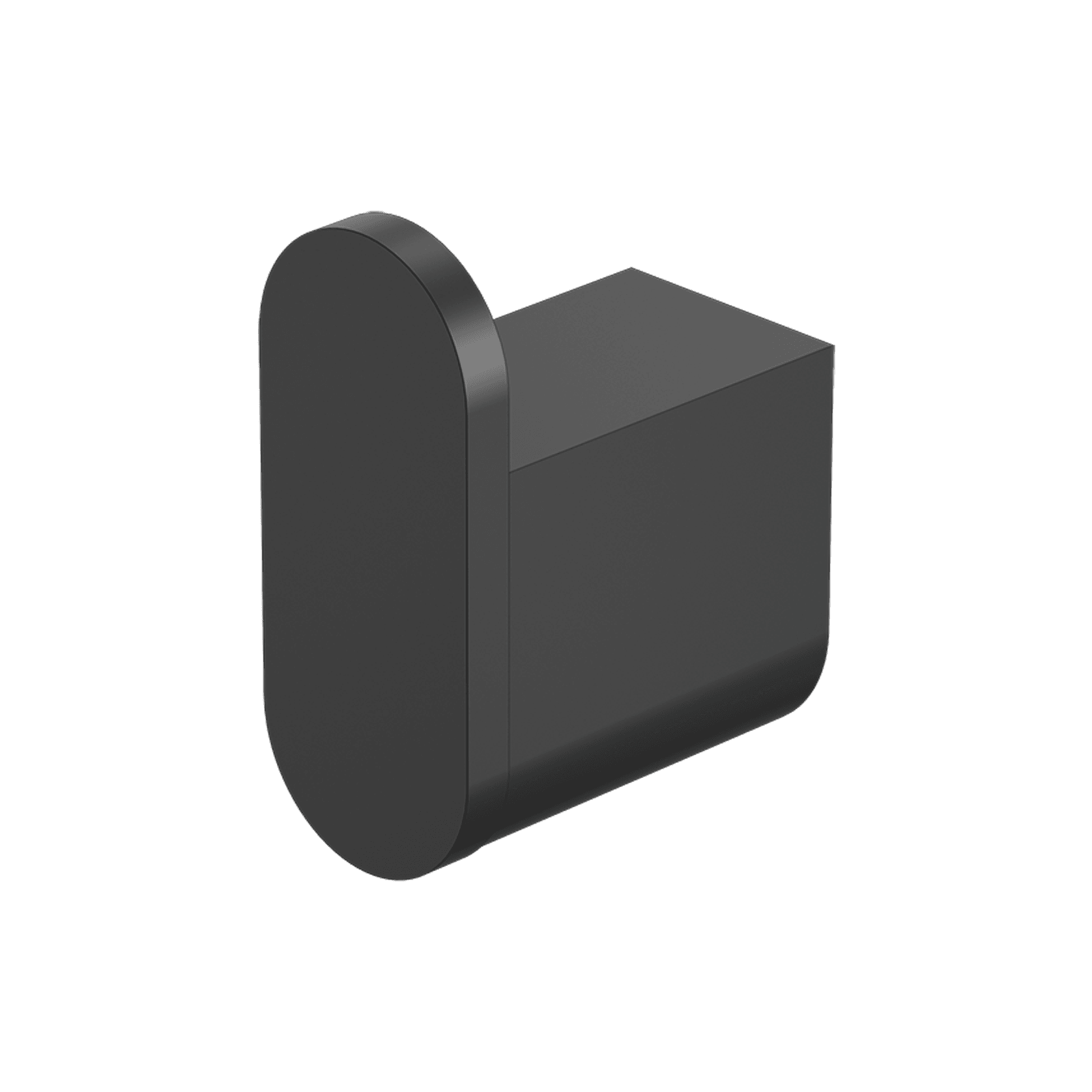 Bianca Robe Hook | Matte Black gallery detail image