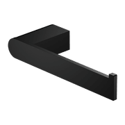 Bianca Toilet Roll Holder | Matte Black gallery detail image
