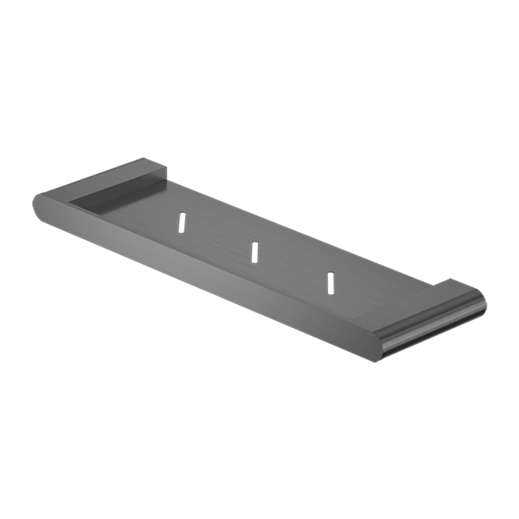 Bianca Metal Shower Shelf | Gun Metal gallery detail image