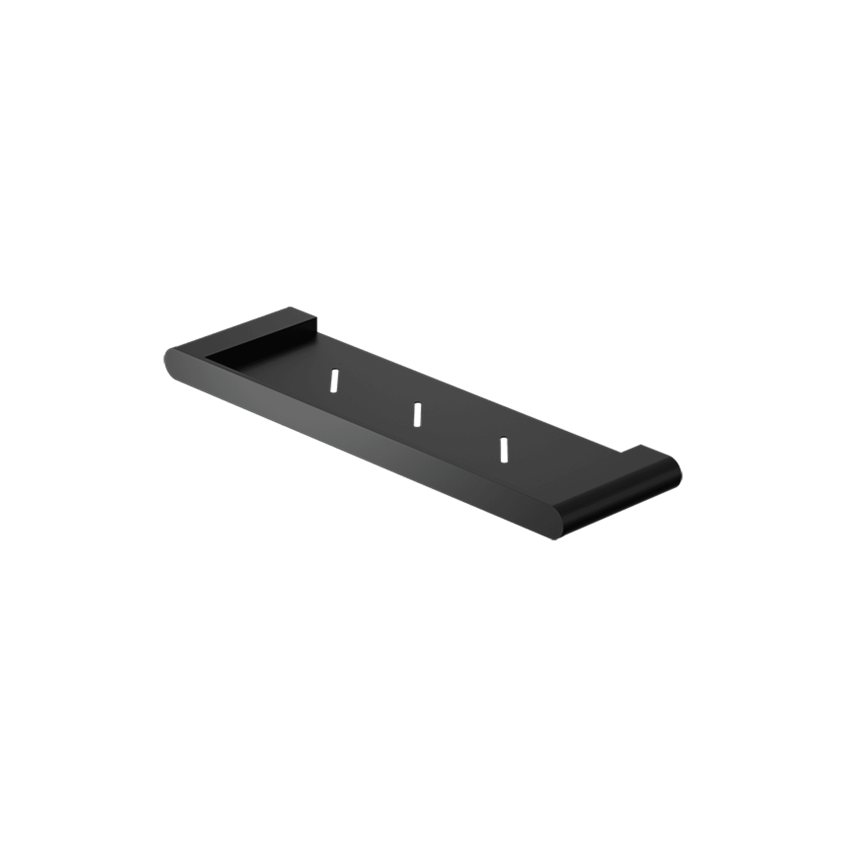 Bianca Metal Shower Shelf | Matte Black gallery detail image