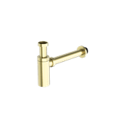 40mm Round Bottle Trap Brushed Gold gallery detail image