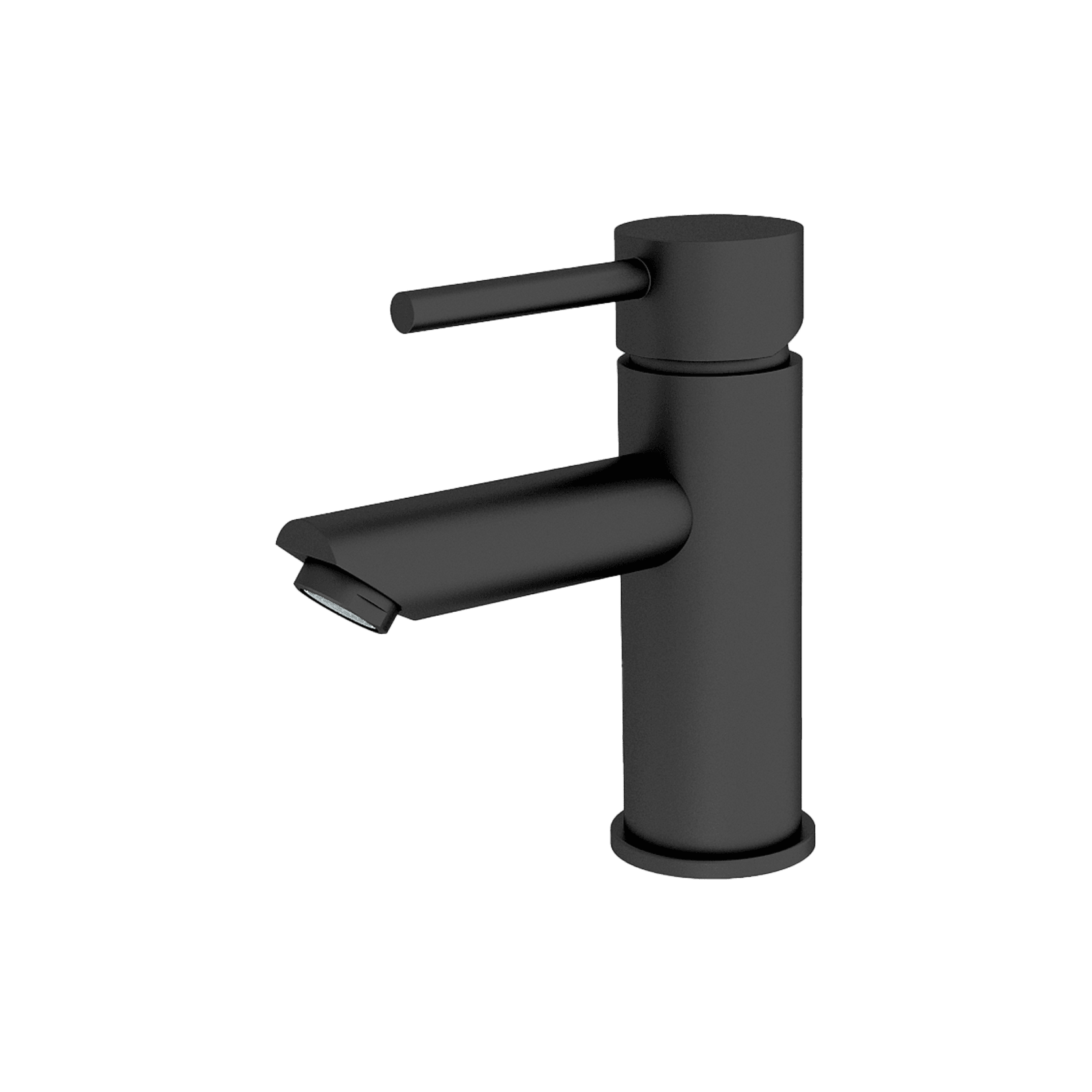 Dolce Basin Mixer Straight Spout All Pressure Matte Black gallery detail image