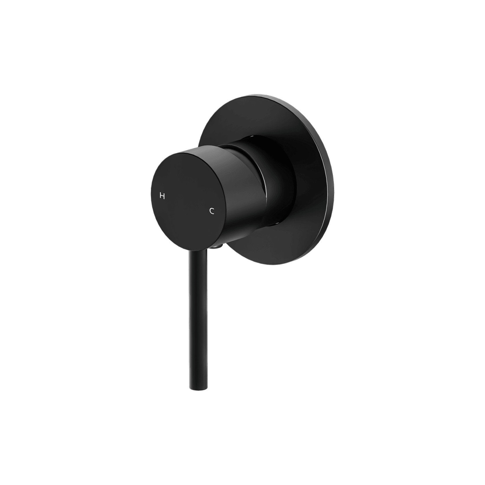 Dolce Shower Mixer All Pressure Matte Black gallery detail image