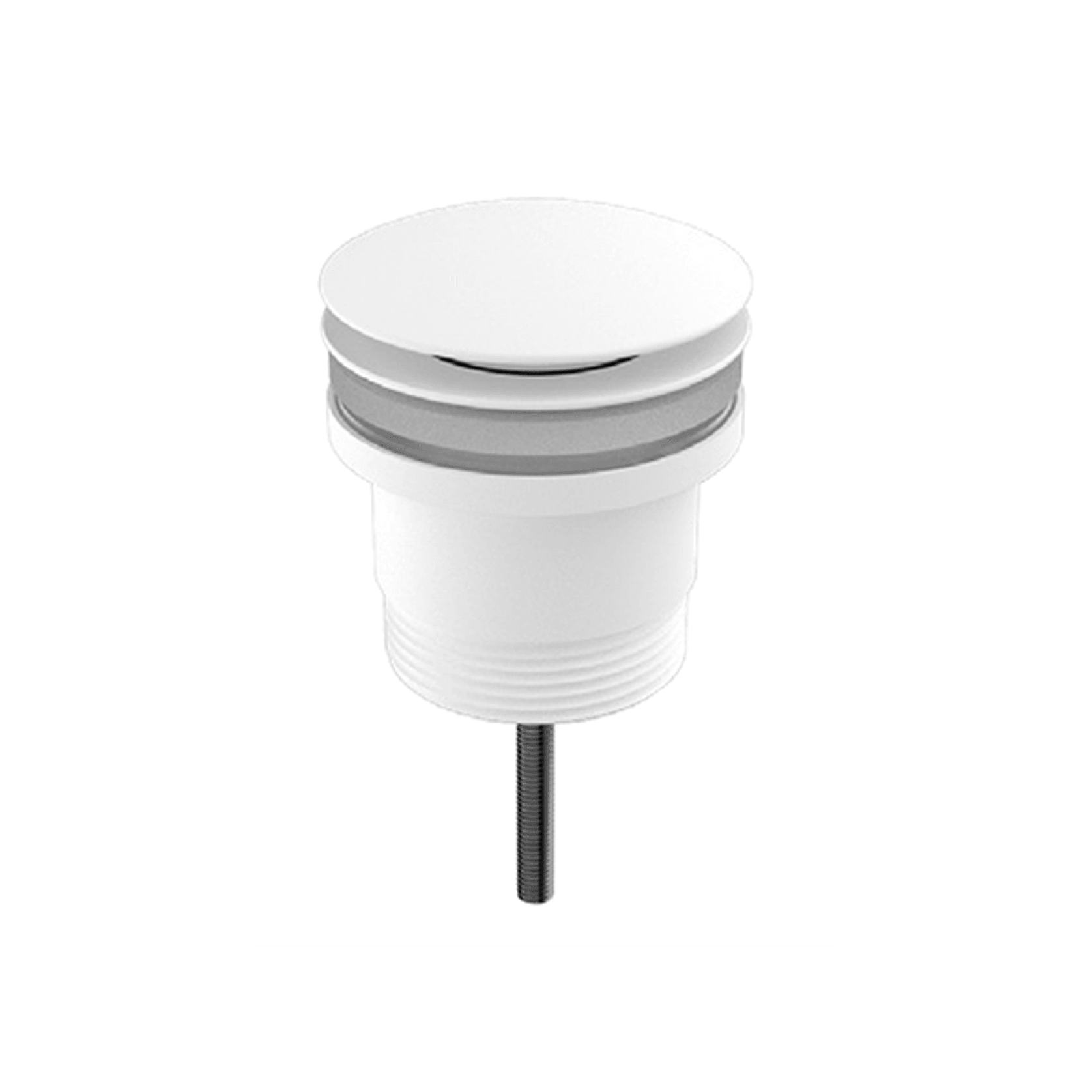 Universal Pop Up Waste Matte White gallery detail image