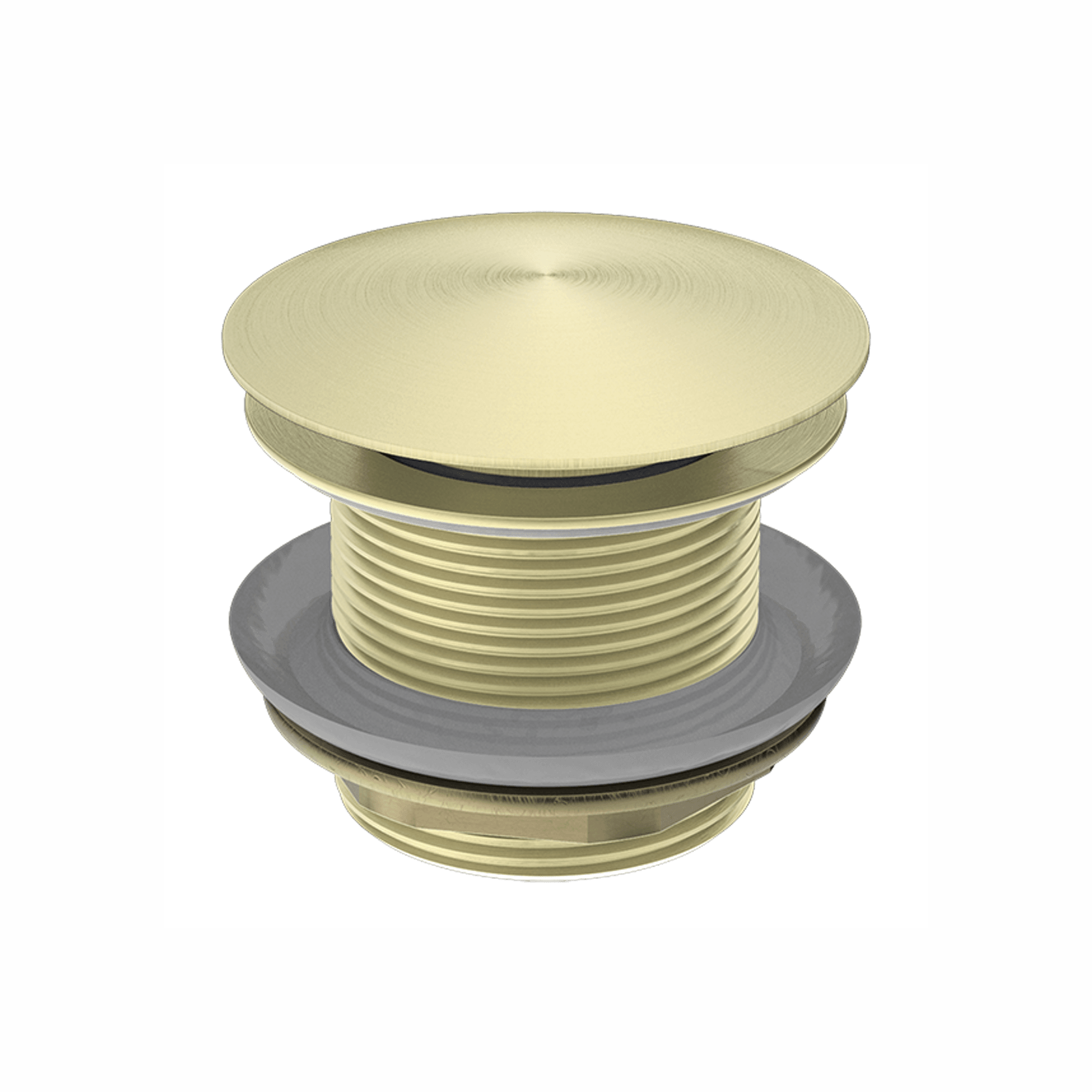 40mm Bath Pop-Up Plug With Removabel Waste No Overflow Brushed Gold gallery detail image