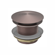 40mm Bath Pop-Up Plug With Removabel Waste No Overflow Brushed Bronze gallery detail image