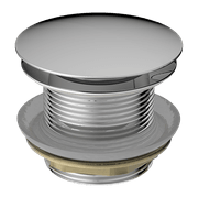 40mm Bath Pop-Up Plug With Removabel Waste No Overflow Chrome gallery detail image