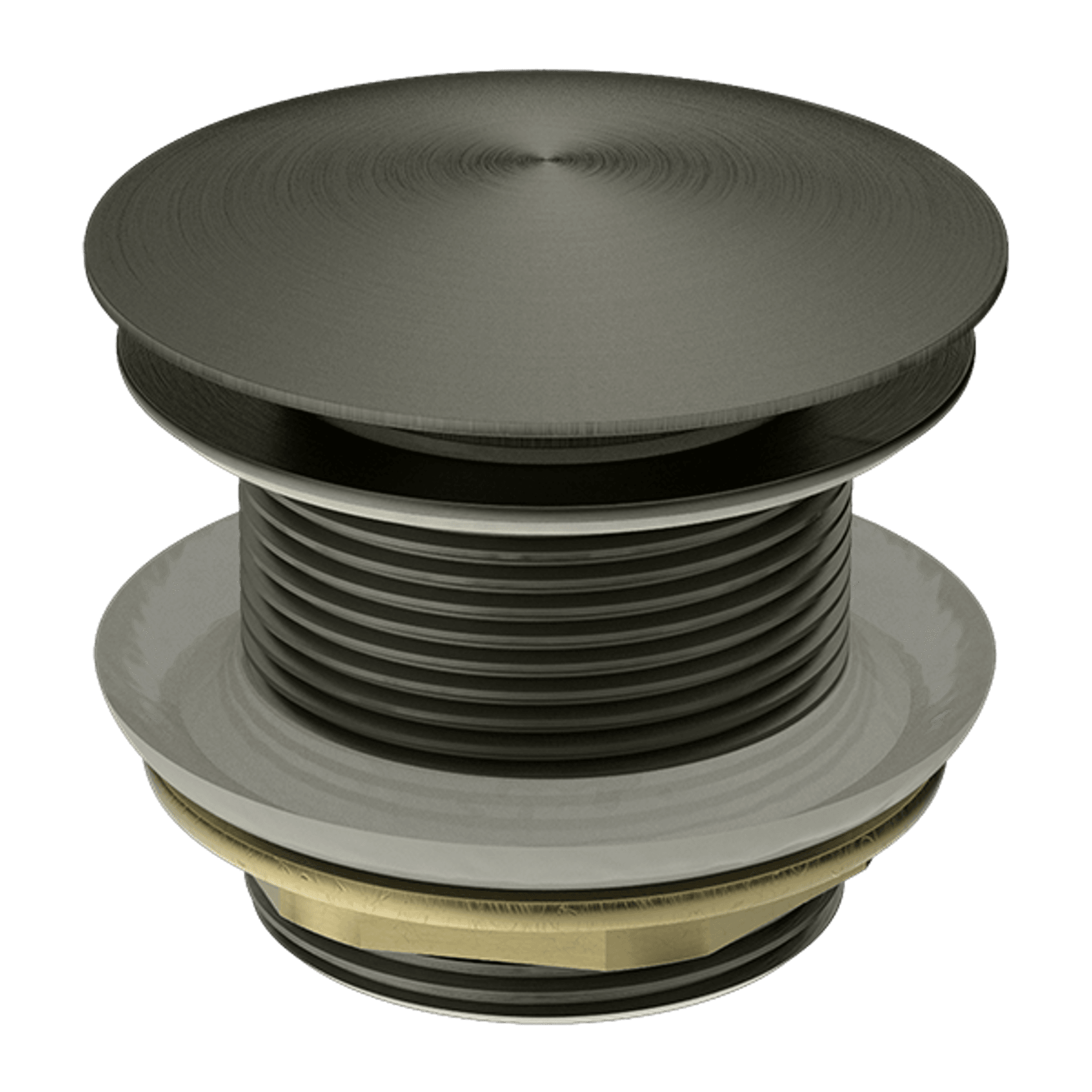 40mm Bath Pop-Up Plug With Removabel Waste No Overflow Graphite gallery detail image