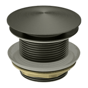 40mm Bath Pop-Up Plug With Removabel Waste No Overflow Graphite gallery detail image