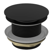 40mm Bath Pop-Up Plug With Removabel Waste No Overflow Matte Black gallery detail image
