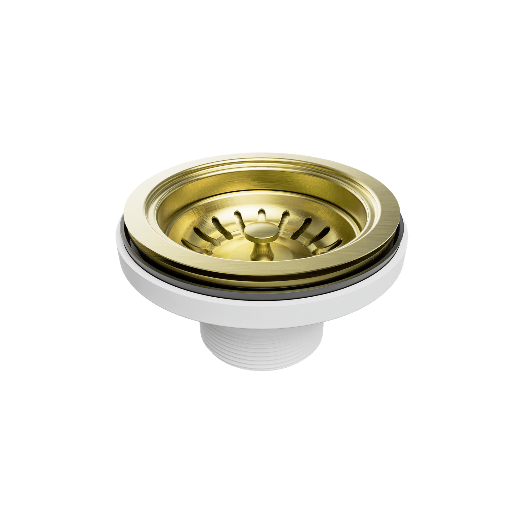 Kitchen Sink Basket Waste Brushed Gold gallery detail image