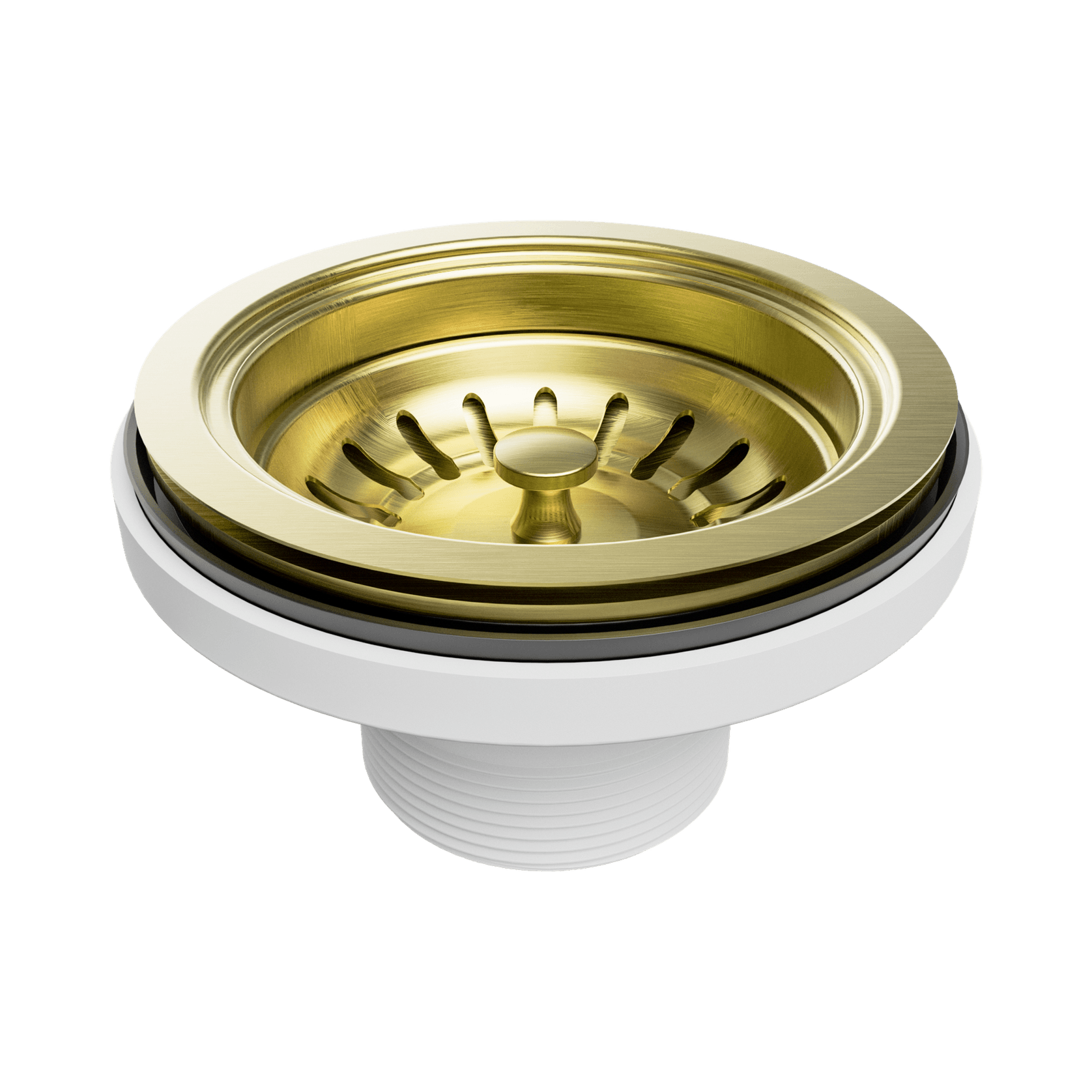 Kitchen Sink Basket Waste Brushed Gold gallery detail image