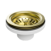 Kitchen Sink Basket Waste Brushed Gold gallery detail image