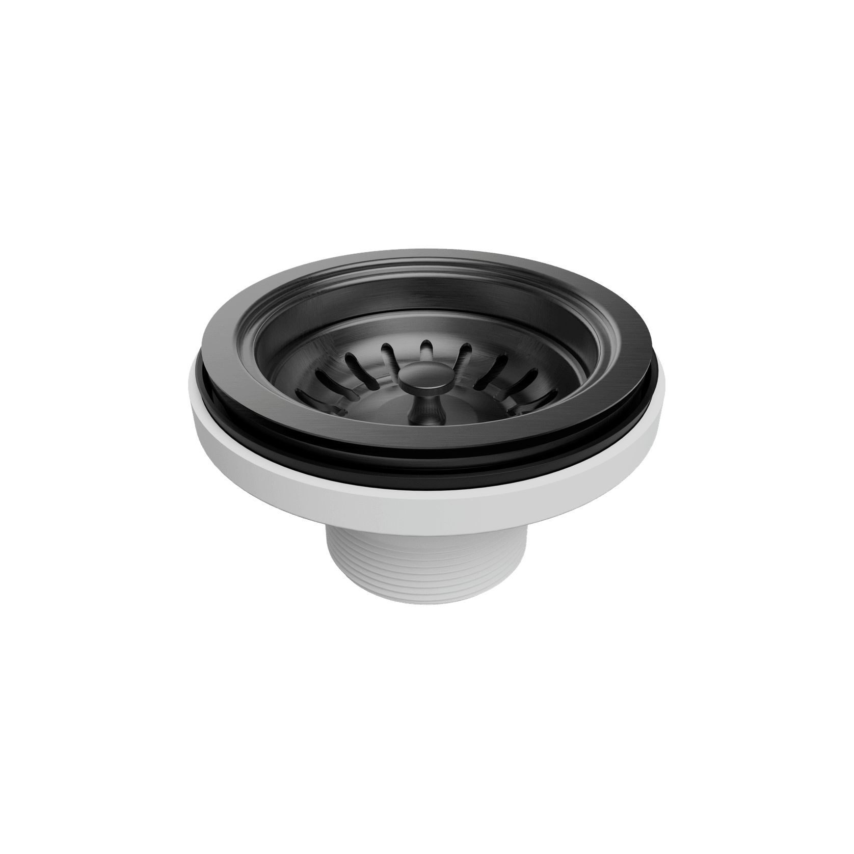 Kitchen Sink Basket Waste Gun Metal gallery detail image