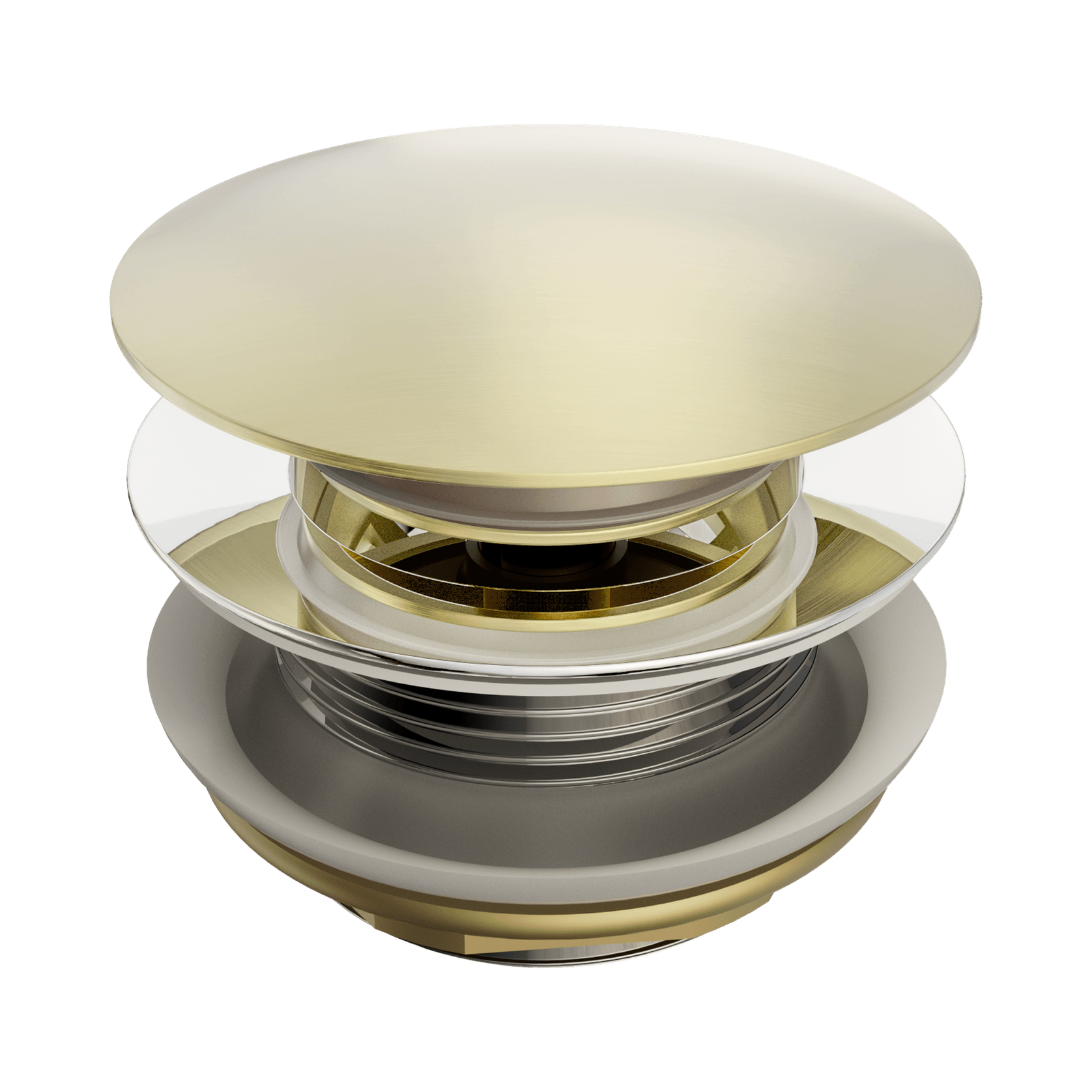 Short Pop Up Bath Waste 40mm Brushed Gold gallery detail image