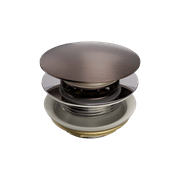 Short Pop Up Bath Waste 40mm Brushed Bronze gallery detail image