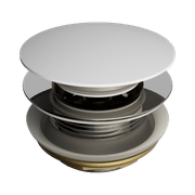 Short Pop Up Bath Waste 40mm Matte White gallery detail image