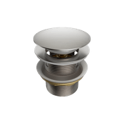 Pop Up Bath Waste 40mm With Overflow Brushed Nickel gallery detail image