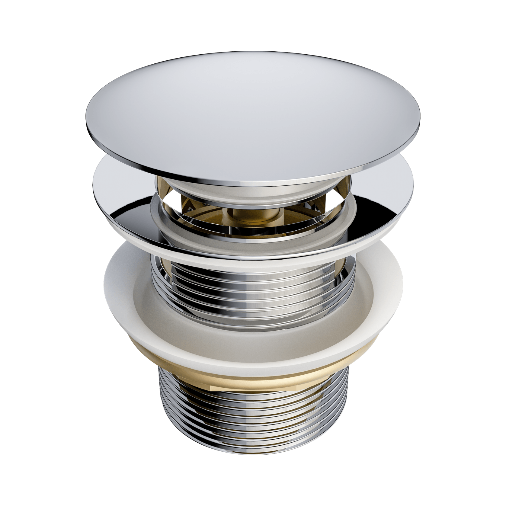 Pop Up Bath Waste 40mm With Overflow Chrome gallery detail image