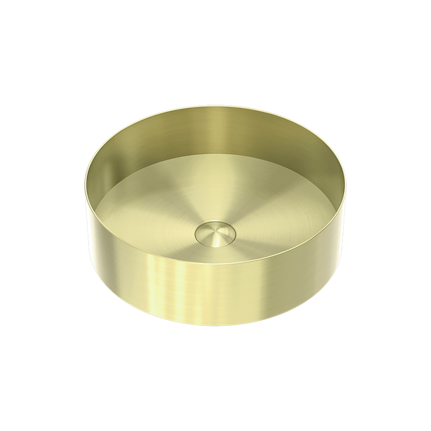 Opal Round 400mm Stainless Steel Basin Brushed Gold gallery detail image