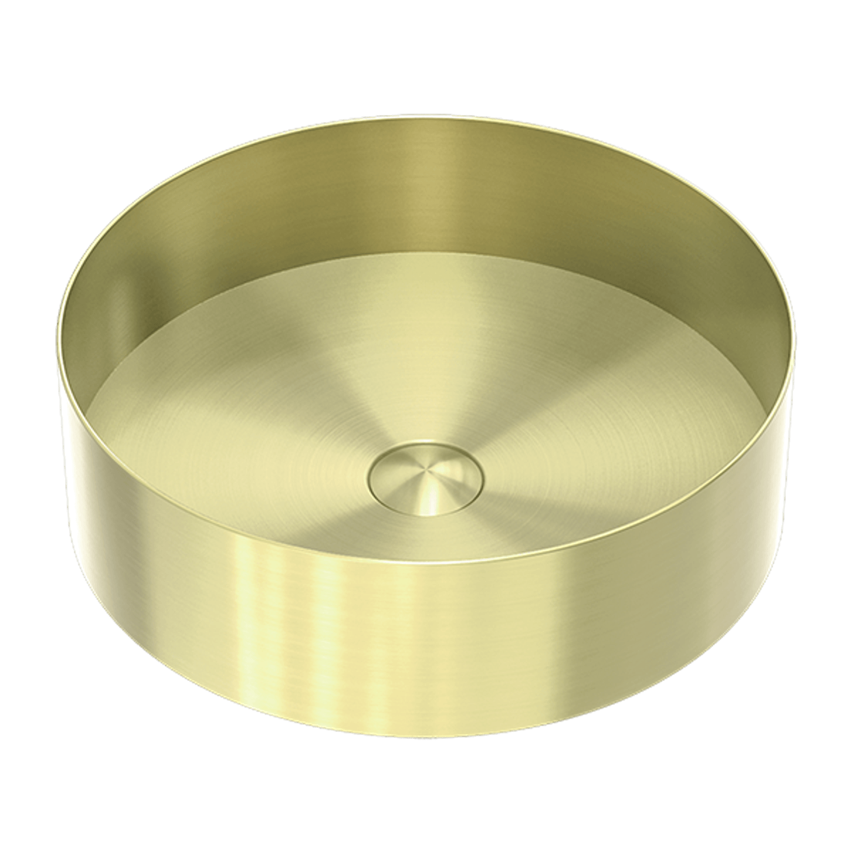 Opal Round 400mm Stainless Steel Basin Brushed Gold gallery detail image