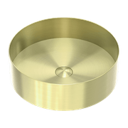 Opal Round 400mm Stainless Steel Basin Brushed Gold gallery detail image